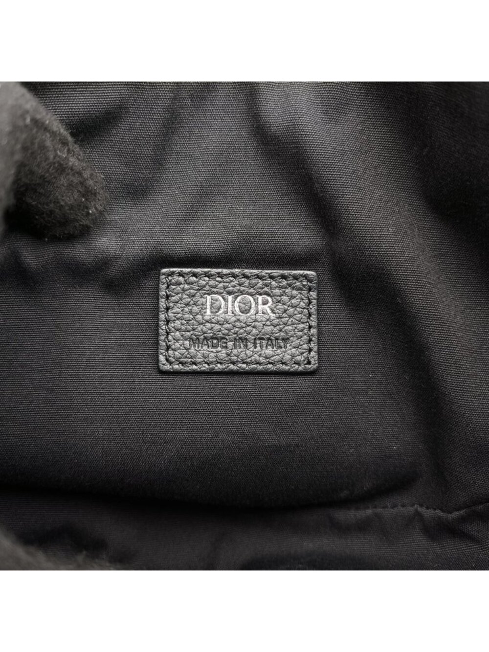 Dior Saddle Bag Gray Navy Black Jacquard Leather - Picture 10 of 15